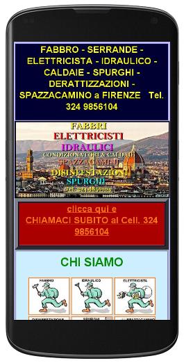 SITO WEB RESPONSIVE DESIGN x SUPERFABBRO.COM/FIRENZE - FABBRO IDRAULICO ELETTRICISTA