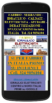 SITO WEB RESPONSIVE DESIGN x SUPERFABBRO-COM - FABBRO IDRAULICO ELETTRICISTA SPAZZACAMINO